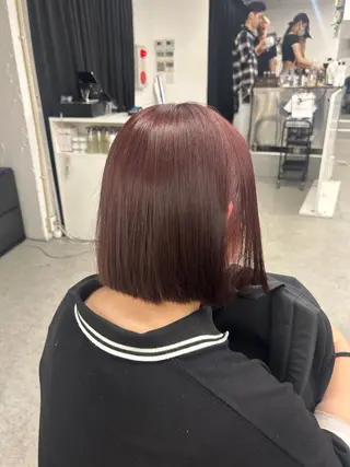 ミディアム カラー モテ艶🪄透明感カラ ー🦋RION🦋のヘアスタイル