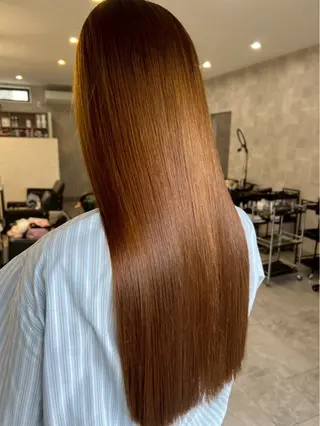 ロング カラー 富田 妃花栞のヘアスタイル