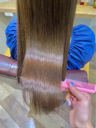 ロング カラー 髪質改善パーマ🫧 Natsumiのヘアスタイル