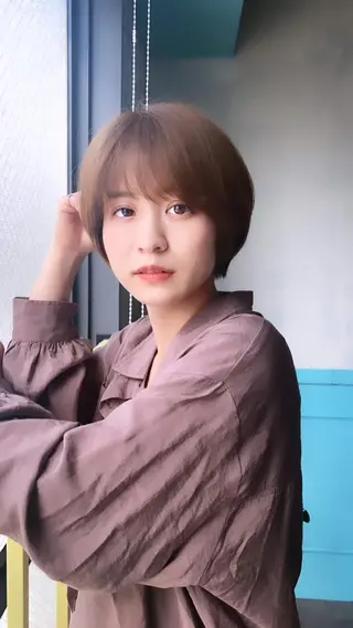 ショート カラー ✨縮毛矯正/髪質改善 錦糸町/松坂拓馬のヘアスタイル