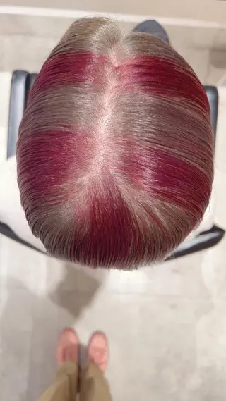 ショート カラー スキバサミを使わない カット🌼唯🌼のヘアスタイル