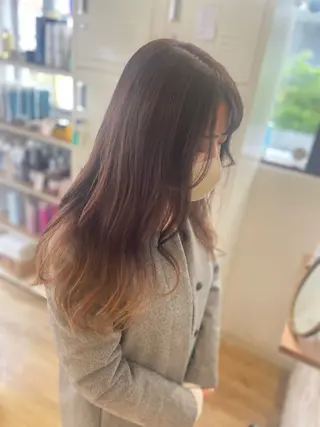 カラー 佐藤 あかりのヘアスタイル
