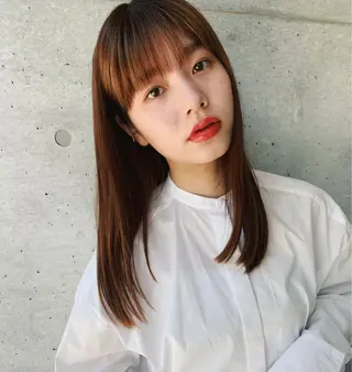 ロング 柔らか透け感カラー 🌿ムロヤリョウスケのヘアスタイル