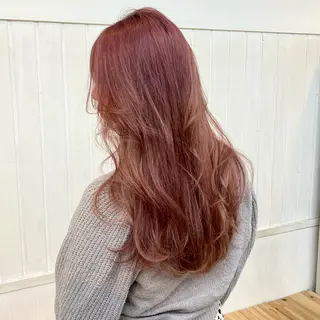 ロング 毛流れヘア×眉 ワックス/RIKUのヘアスタイル