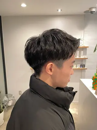 ショート メンズ 芳賀 風斗のヘアスタイル