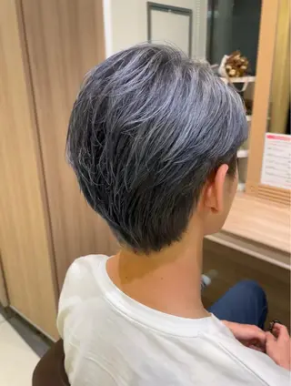 ショート カラー メンズ 髪質改善・縮毛矯正 Taijuのヘアスタイル