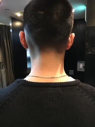 ショート メンズ 牧 颯斗のヘアスタイル