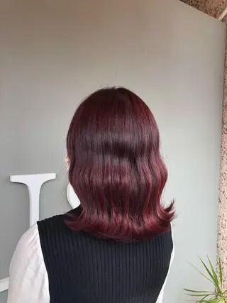 ミディアム カラー ヘアアレンジ 大塚 貴之のヘアスタイル