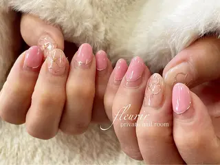 ネイル フルリール 【プライベートサロンのネイルデザイン