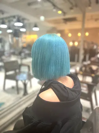 ミディアム カラー ヘアアレンジ 🌈インナーカラー ‘ショウマ’🌈のヘアスタイル