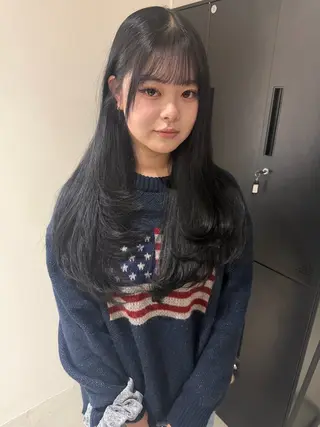 セミロング attrait所属・attrait🍀 福田憂也のヘアスタイル