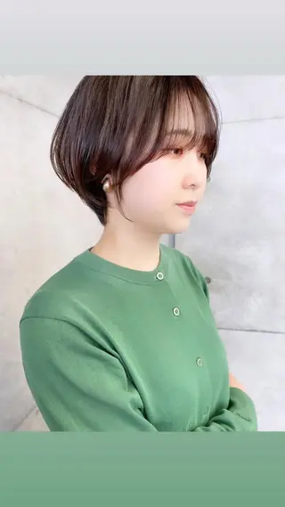 ショート 山谷 裕紀のヘアスタイル