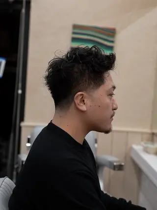 ショート パーマ メンズ メンズ特化🔥 颯太のヘアスタイル