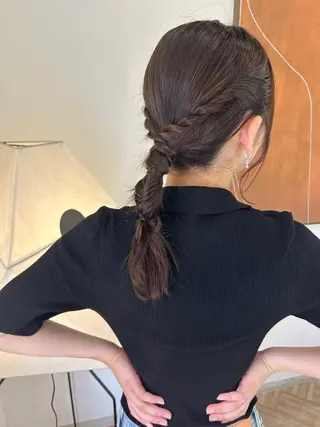 ヘアアレンジ カラーリスト IKUHOのヘアスタイル