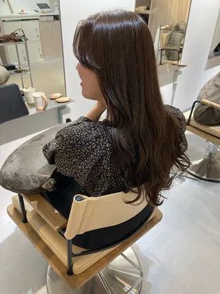 ロング ✨色持ちの良い艶 カラー✨蟹江真世のヘアスタイル