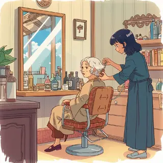 カラー 2ndbox　アオキ レナのヘアスタイル