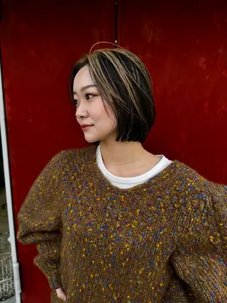 ショート カラー ヤハタ ダイキのヘアスタイル