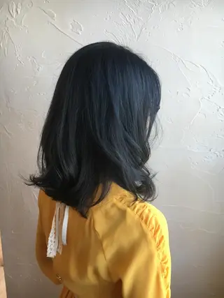 ミディアム TOMOKO 髪質改善💫縮毛矯正のヘアスタイル