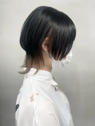 ショート 柏 ウルフ/レイヤー 田中佐和🐺のヘアスタイル