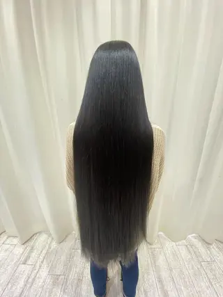 ロング カラー 髪質改善 西村優作のヘアスタイル