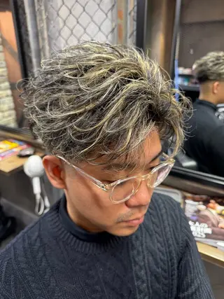 ショート カラー メンズ 渋谷 【メンズ特化】ナゴムのヘアスタイル