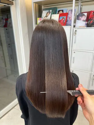 ミディアム 中顔面短縮 顔まわり新田大翔のヘアスタイル