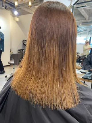 セミロング 木村 陽菜のヘアスタイル