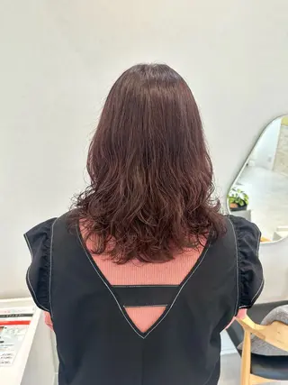 ミディアム Emuest心斎橋 SAKIのヘアスタイル
