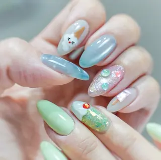 セミロング Re nailのネイルデザイン