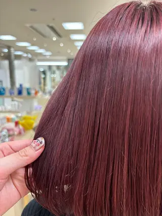 カラー 🎀暖色カラー/透明 感カラー/ひな🎀のヘアスタイル