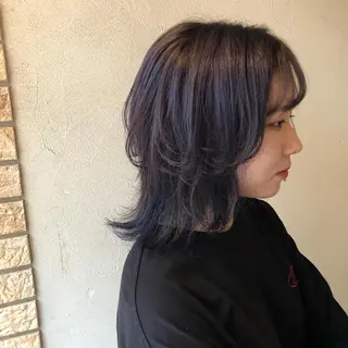 ミディアム カラー 🌷nanase🌷 gally hairのヘアスタイル