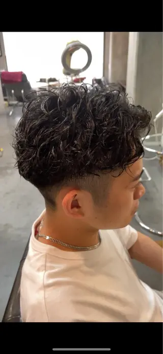 パーマ メンズ 垣内 征斗のヘアスタイル