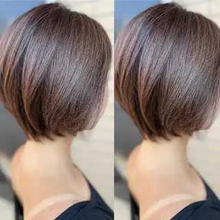 ショート カラー 坂野 結子のヘアスタイル
