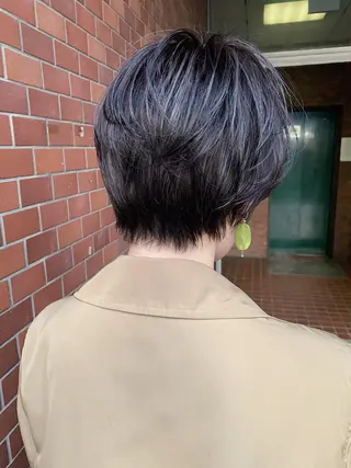 ショート 丹羽大喜 縮毛矯正/美髪矯正のヘアスタイル