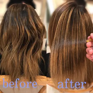 ミディアム パーマ 小柳 公邦のヘアスタイル