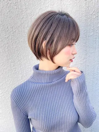ショート ✨コテ巻き風パーマ ✨川合佑哉のヘアスタイル
