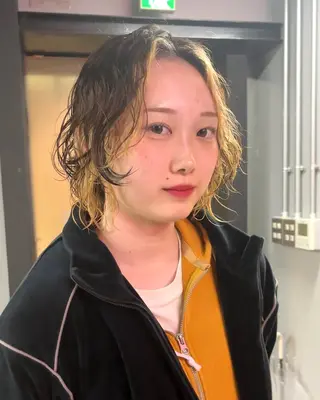 ショート パーマ 札幌パーマ/ レイヤー/後藤海音のヘアスタイル