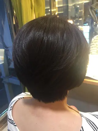 ショート 加藤 綾華のヘアスタイル