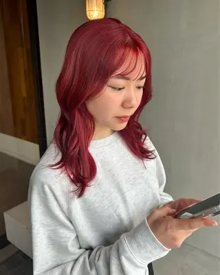 ロング カラー 野田阪神/暖色カラー Kairi🐬のヘアスタイル