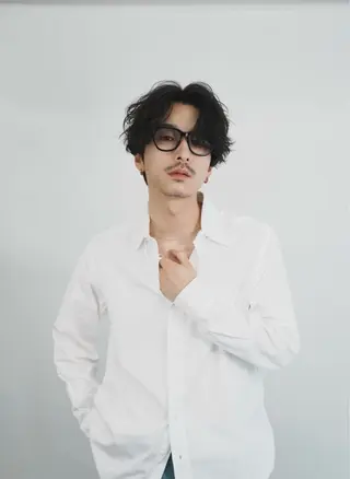 ミディアム カラー パーマ メンズ 似合わせカット /fifth富樫倭のヘアスタイル