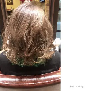 セミロング カラー Lyhair🦊🎀 AKIのヘアスタイル