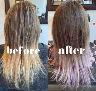 セミロング 松谷 茜のヘアスタイル