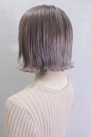 ショート カラー ヘアアレンジ lani ブリーチ /ダブルカラーのヘアスタイル