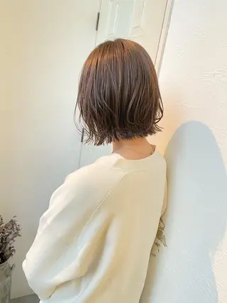 ショート カラー 🍑もも 🍑のヘアスタイル