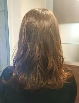 ミディアム カラー ヘアアレンジ スタイリスト 川添 のヘアスタイル