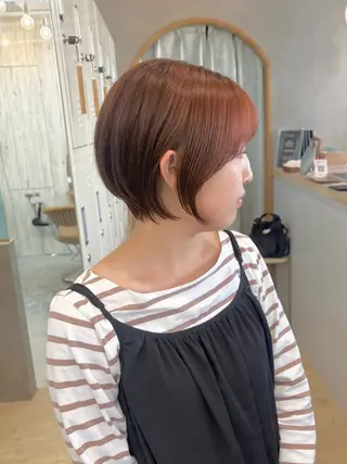 ショート オリーブベージュ/シ ョートボブたまき🧡のヘアスタイル