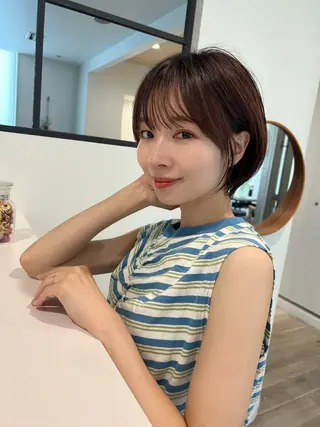 ショート 羽田 ひろむのヘアスタイル