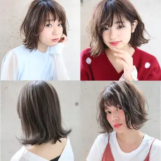 ミディアム 🌼こやま かおり🌼のヘアスタイル