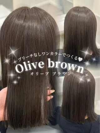 ミディアム カラー 🎀ちゃんりお🎀 /ブリーチなしカラーのヘアスタイル