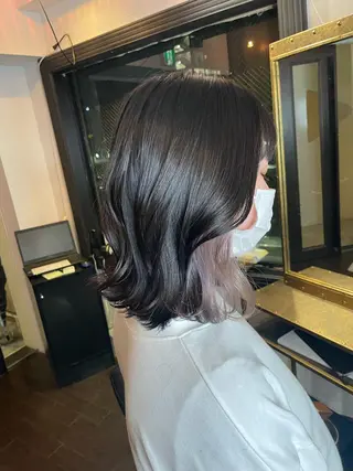 ミディアム 安田和洋 ブリーチカラー特化のヘアスタイル